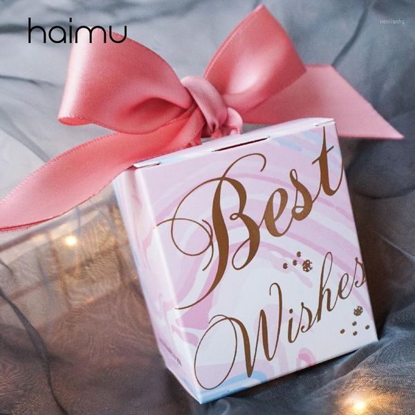 

gift wrap 20pcs gilding sugar box wedding chocolate bronzing candy boxes baking package favor party supplies decorations1