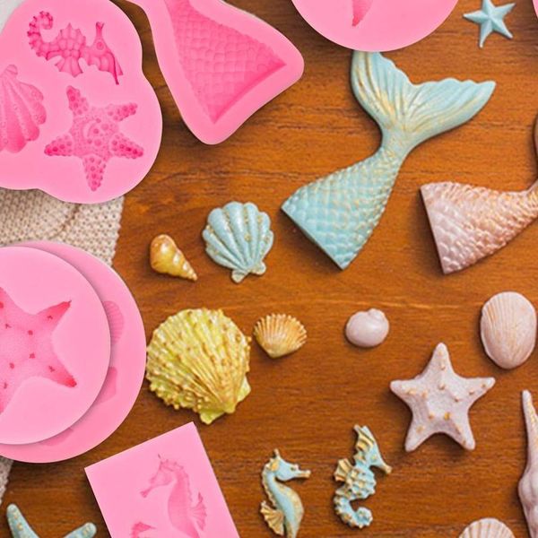 

6 pack fondant mold cake decorating tools baking accessories sile mold cupcake fondant cake decor tools bakery confe jllhcf