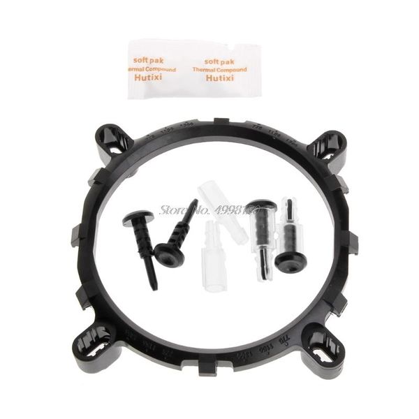 

fans & coolings 3 in1 cpu bracket thermal cooler fan heatsink holder based for lga1150 1156 1155 775 1366 dropship