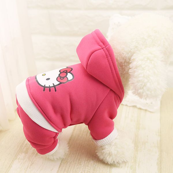 

winter dog clothes warm soft puppy hoodie sweater coat jacket for small dogs chihuahua pug clothing pet cat outfit xs-xxl
