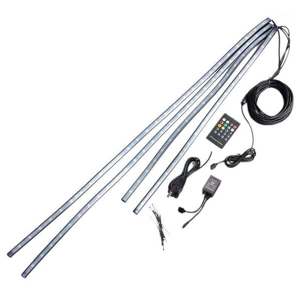 

bright auto led strip neon led car bottom lights underbody music active sound system neon light car kit1