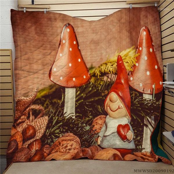 

3d highend quilt christmas tree design super soft breathable unique bed gift for kids modern home bed set1