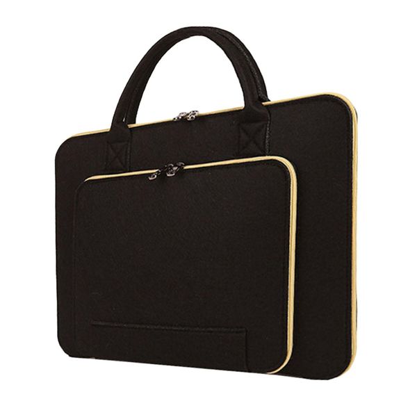 

besegad portable felt lapcarrying sleeve case protective bag with power adapter pouch for apple macbook mac pro air 11 inch yxlots