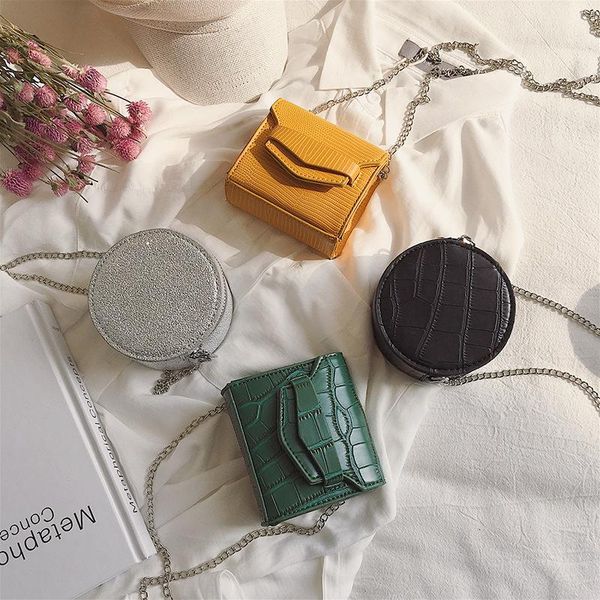 

женщины мини crossbody сумка кожи pu конструктор крокодил шаблон дама партия малого плеча мешок аллигатор цвет конфета сумка