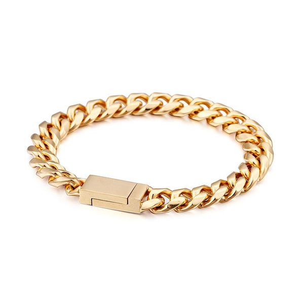 

titanium steel bracelet tide male student performance accessories simple gift stainless steel creative jewelry, Black