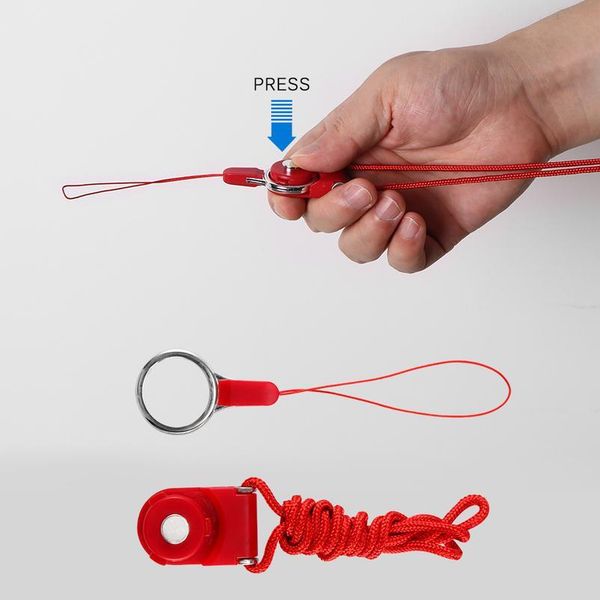 

2pcs mobile phone strap neck strap lanyard detachable for gopro cell phone on id card camera cell phone strap for samsun jllkag