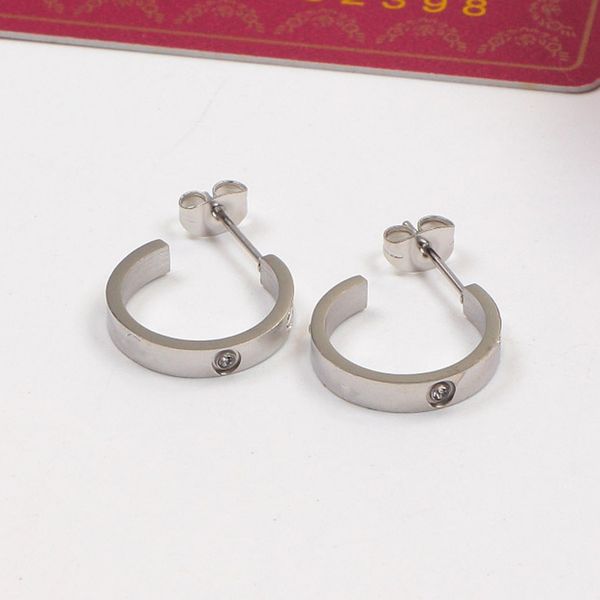 

new brand stainless steel horizontal bar stud earrings jewelry titanium fashion brincos earring for women punk knop high bar earring female, Golden;silver