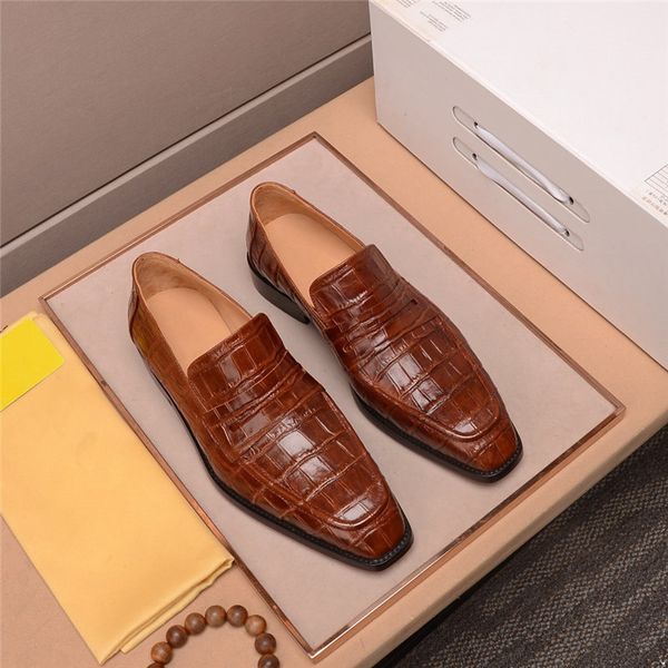 

british style genuine leather designer men brogues dress shoes retro carved luxury men's leather shoes business dress oxfords shoes, Black