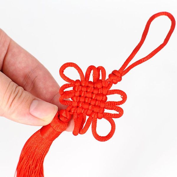 

2pcs lot 12cm multicolor chinese knot silk tassel brush fringe phone satin tassels pendant tassels for crafts diy home decor h bbyrjg