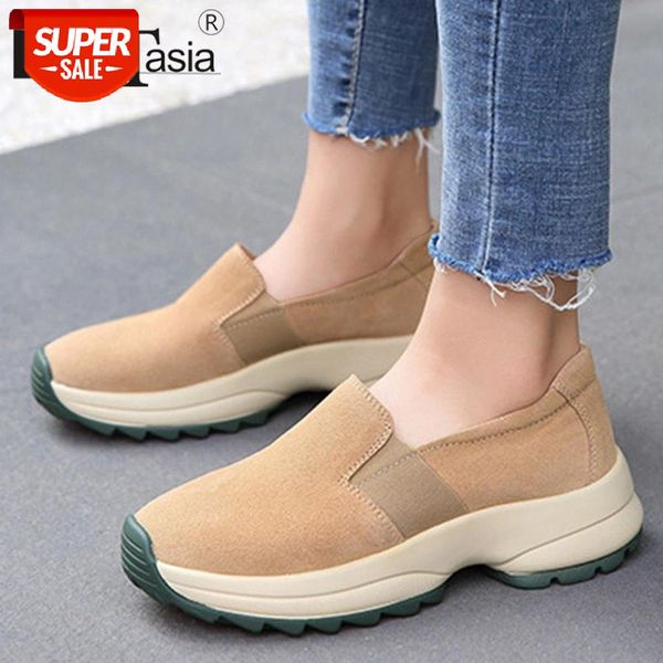 

doratasia new casual slip-on flat platform shoes concise solid loafers women comfortable daily walk shoes woman #kf0n
