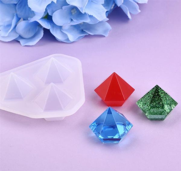 

diy resin mold diamond sile mold epoxy uv resin jewelry making tools moulds cutting shape type epox bbytgt bde_luck