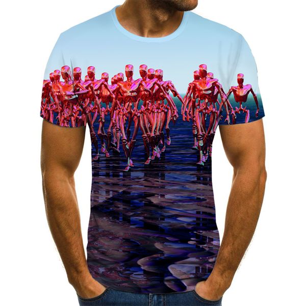 

new personality street cool comfortable creative 3d print shirts humor comics hentai men clothing