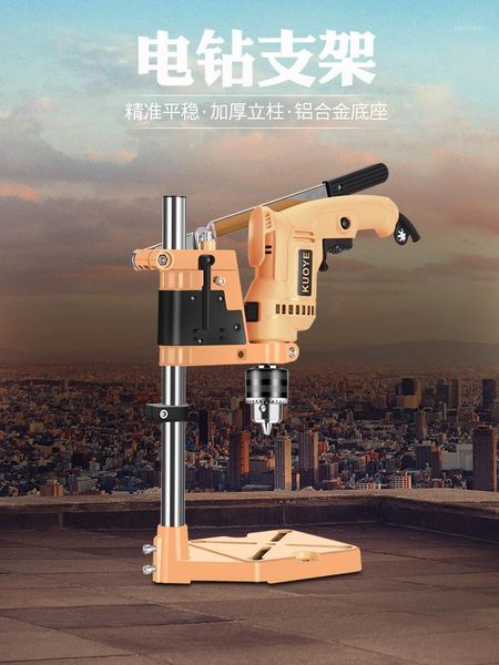 

electric drill bracket household multi-function pistol drill small mini electric rotary small bench1