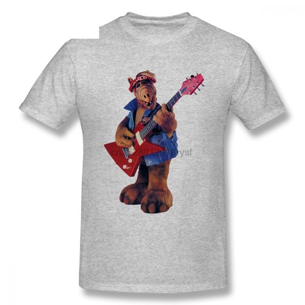 

новые продажи alf yeah играет на гитаре футболка мужской популярные телешоу s-6xl tee shirt спорта толстовка с капюшоном толстовка