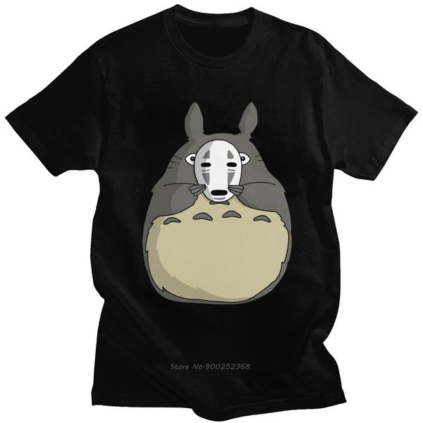 

funny my neighbor totoro man japanese animation no face studio ghibli spirit short sleeve printed hoodie designers t shirts sweatshirt