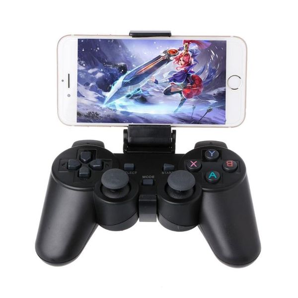 

2.4g wireless controller gamepad micro usb otg adapter holder for android phone tv box