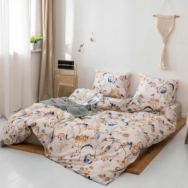

bedding sets fashion set adults floral pattern bedclothes comfortable pillowcase duvet quilt cover bed linens us twin  king1