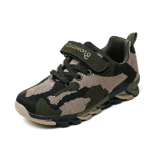 

kids shoes boys sneakers children sports shoes casual fashion camouflage breathable air mesh girls shoes flats students trainers 1006, Black;red