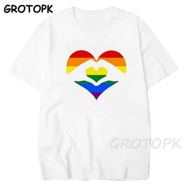 

sport homosexuality rainbow print men/women t-shirt lgbt rainbow t-shirts short sleeve tees girl love is love clothing