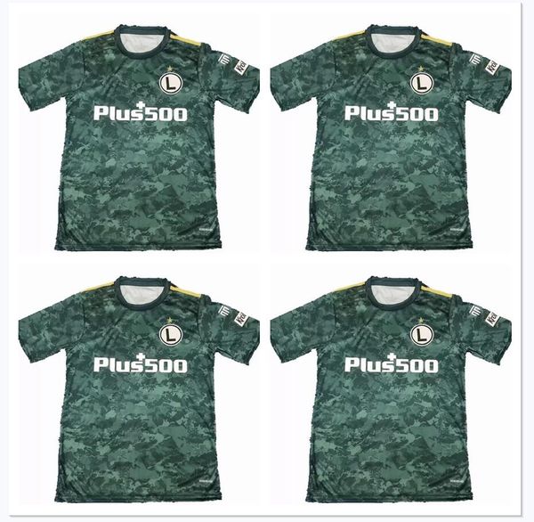 

21 22 legia warszawa soccer jerseys third green 2021 2022 guilherme vadis ofoe nemanja miroslav radovic kasper hamalainen nikolic luquinhas, Black