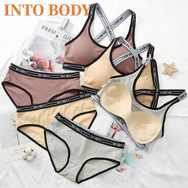 

women's sports bra alphabet bra seamless no rims push-up underwear underwear fitness running breathable soft1, Red;black