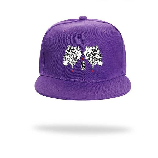 

ball caps japanese style naruto men 's hat funny hiphop lion printing adjustable boys teens anime multicolor cool hats accessorie, Blue;gray