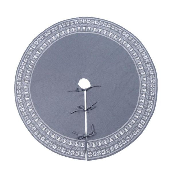 

48inch round floor mat christmas tree skirt soft home decor acrylic new year vintage holiday durable party supplies festival