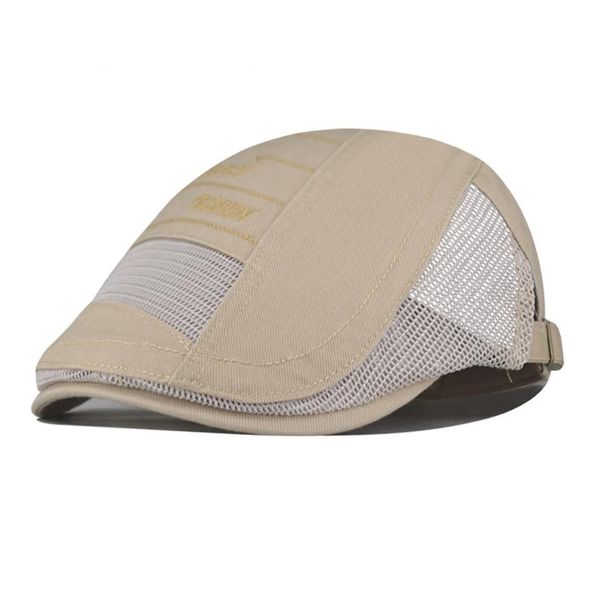 

summer mens mesh berets flat hats cabbie newsboy driver berets for men summer mens wmtlqm yyysports, Black;white