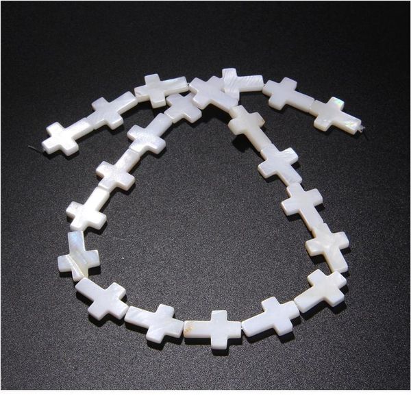 

natural white cross charm jewelry accessories loose freshwater mother of pearl shell beads charm for jewelry making b jlliwu, Black