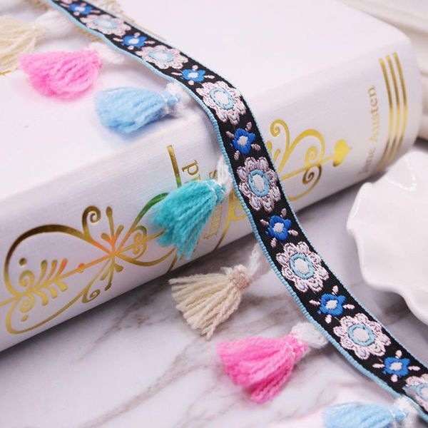 

10yards diy accessories lace ribbon tassel cotton bohemian key tassels trimming fringes for sewing clothes curtains decoration h bbydbj