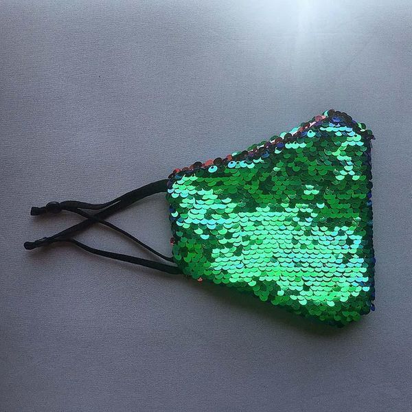 

adults face fashion bling sequin mask protective dustproof washable reusable mouth elastic earloop designer masks 3 nzkyg