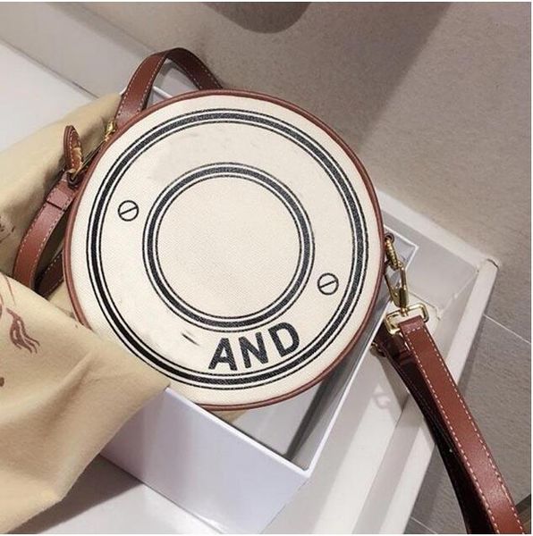 

crossbody bag handbag wallet fashion canvas circular double layer design women shoulder bag adjustable shoulder ing