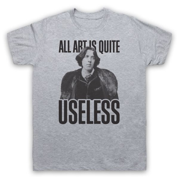 

all art is useless oscar wilde unofficial t-shirt mens ladies kids sizes & cols popular tagless tee shirt sport hooded sweatshirt hoodie