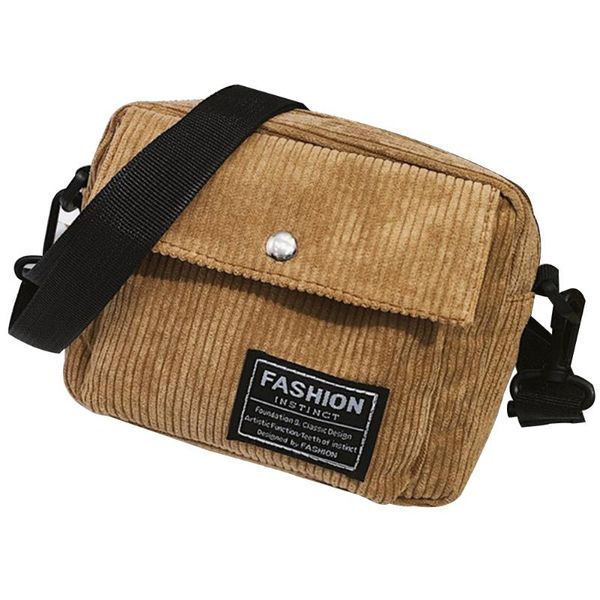 

women storage multipurpose messenger bag soft rectangle casual cross body festival small decoration traveling party corduroy