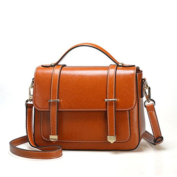 

design handbags ladies genuine leather tote hand bags female europe shopper shoulder bags for women messenger bag