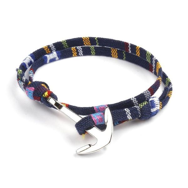 

eif dock new pirate style stainless steel colourful anchor bracelet for men leather bracelet jewelry bangles drop qyldcr