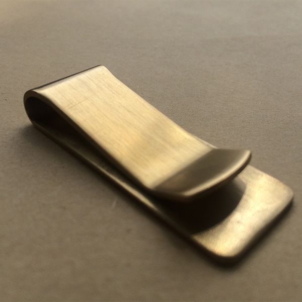 

metal bifold money clip clamp cash holder men women wallet clip new, Black