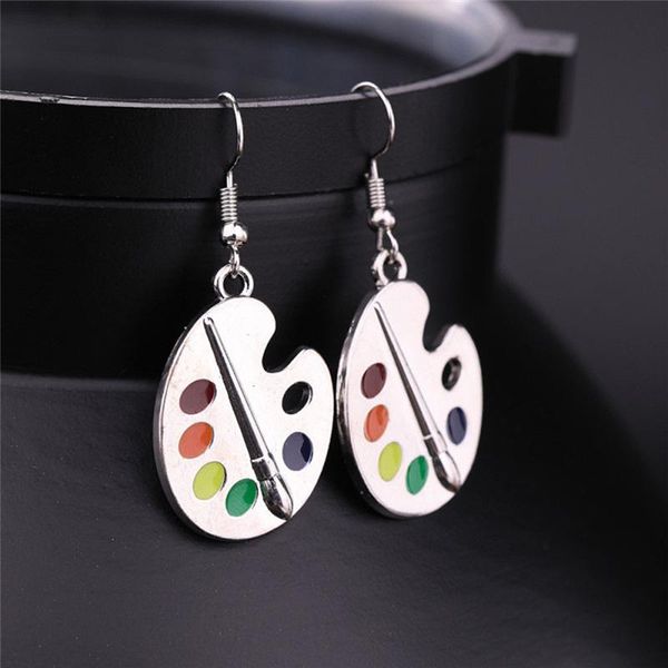 

dangle & chandelier creative earrings artist wonderful bright palette for women girls jewelry party gift, Silver