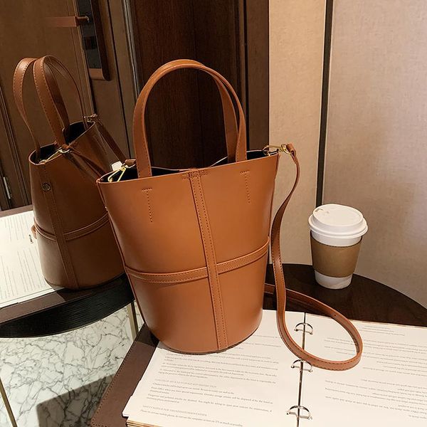 

yilian women's bag 2021 new fashion portable bucket bag fashion versatile large capacity cross-body