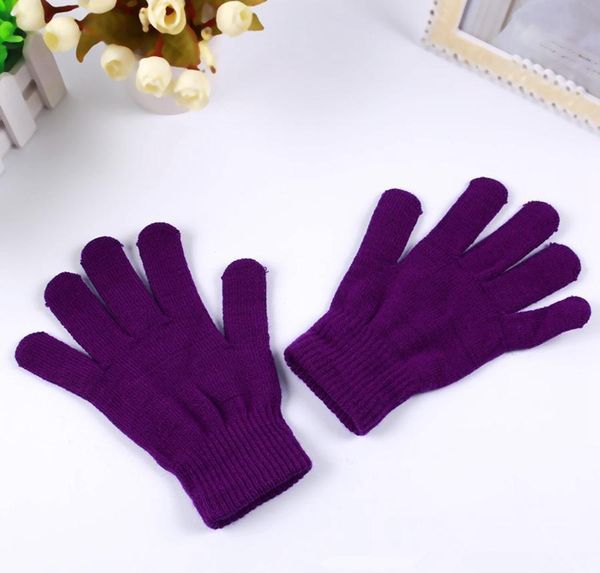 

унисекс зимние вязаные перчатки мода взрослый сплошной цвет теплые перчатки открытый женщина теплый лыжный mitte wmtmeq lottery2010, Blue;gray