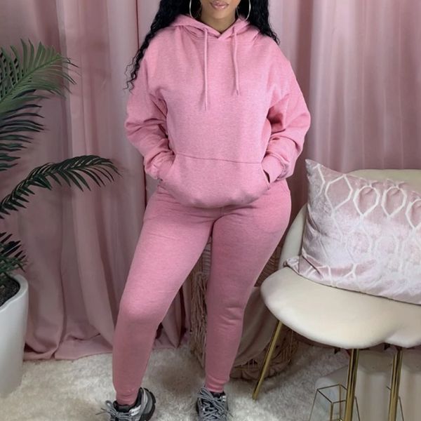 

autumn tie dye tracksuit long sleeve thicken hooded sweatshirts 2 piece casual sport suit women running set