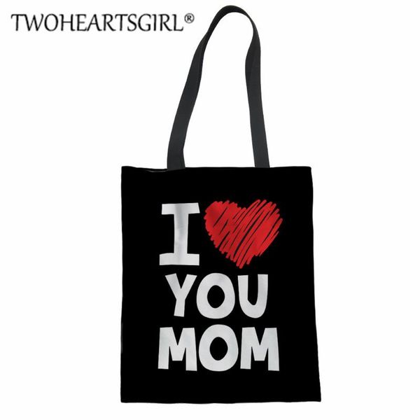 

twoheartsgirl женщин сумки плеча хозяйственная сумка tote пакет crossbody сумки холст повседневная сумка для коллажа студенческого bookbags