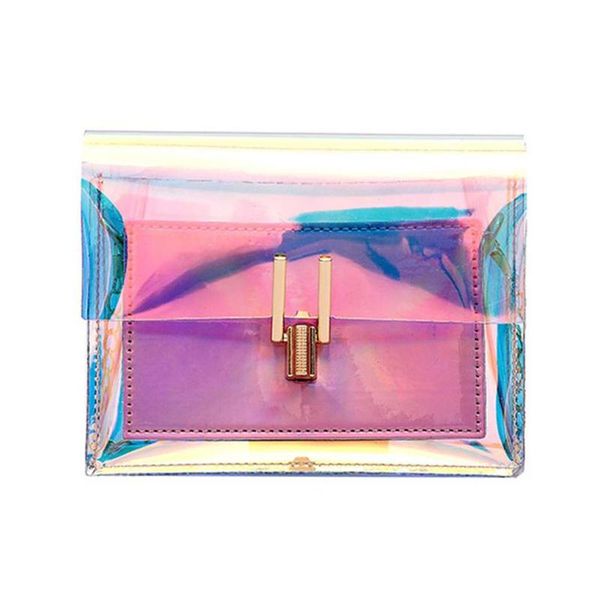 

crossbody bags for women laser transparent crossbody bags messenger shoulder bag beach polychromatic drop shipping a0727#23