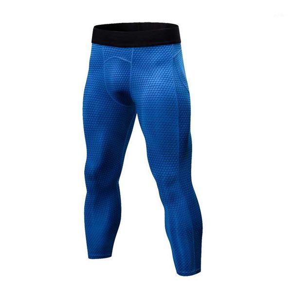

running pants men sports fitness trousers quick dry elasticity soccer training jogging cropped pant sweatpants1, Black;blue