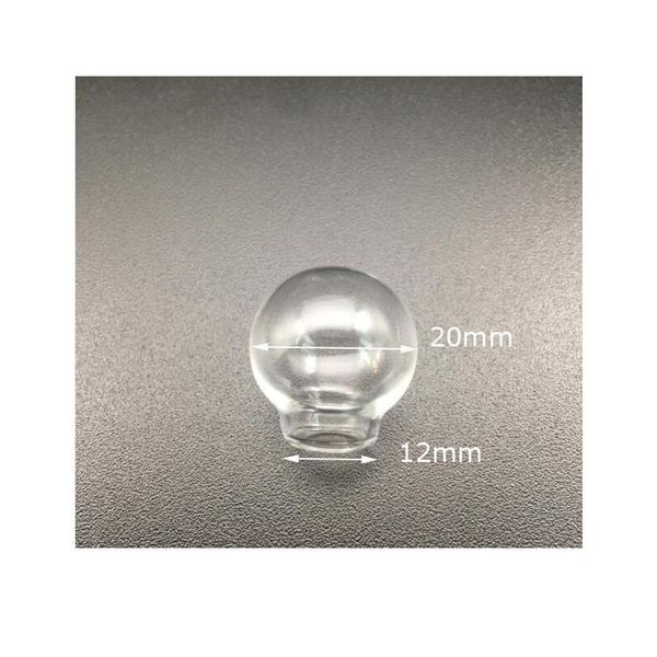 

5set 20*12mm hollow glass globe ball with silver/bronze/gold setting orb glass vials pendant glass bottle jewelry bbyxfs, Black