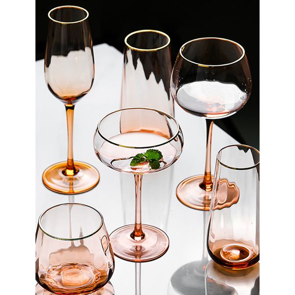 

amber phnom penh wine household goblet cocktail glass champagne glasses water ice cream cup drinking glassware q1222