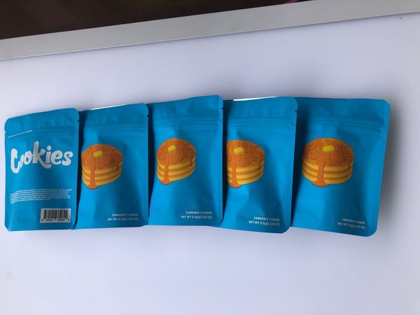 

pan and cake blue 3.5g california hologram back label stickers bags edibles mylar bags packaging bbyvb bdetoys