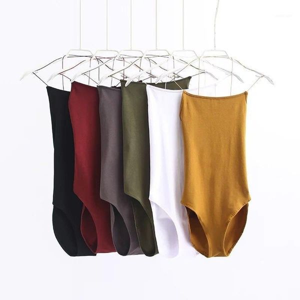 

women's jumpsuits & rompers bodysuit women summer bandage bodysuits catton for 2021 fashion beach outfit womens1, Black;white