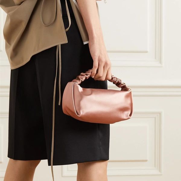 

black soft shoulder bags for women 2021 trendy nylon female handbag casual baguette bag women's sac a main