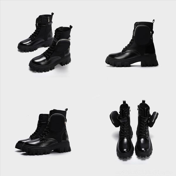 

afqia new arrivals boots for woman ankle knee high fur walletplatform boots designer lady girls warm winter boot keep motorcycle, Black